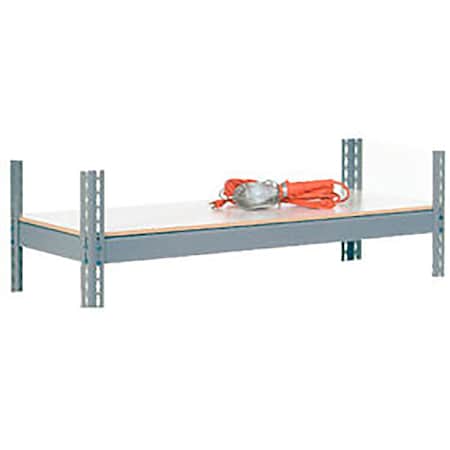 Global Industrial Boltless Shelf, 36 in W, 24 D, Gray B2296669